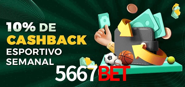 10% de bônus de cashback na 5667bet